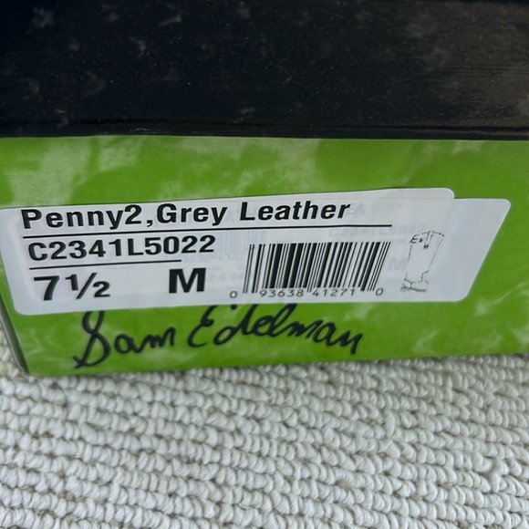 🌿Sam Edelman grey leather tall boots, size 7.5🌿 - Picture 4 of 9